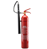 tragbarer kohlendioxid feuerloescher von gloria fuer die betriebliche sicherheit und zum vorbeugenden brandschutz