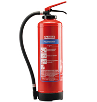 tragbarer wasserfeuerloescher von gloria fuer die betriebliche sicherheit und zum vorbeugenden brandschutz