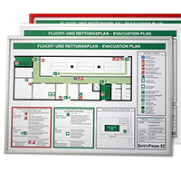 safetyframe p brandschutzrahmen fuer flucht und rettungsplaene