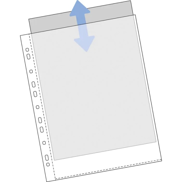 A4-Prospekthüllen genarbt