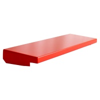 Regendach für A3-Wandschrank aus Stahlblech (91.2205 & 91.2210) | rot