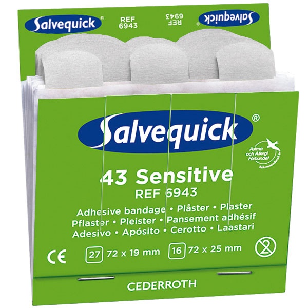 Salvequick | Pflasterstrips, sensitive