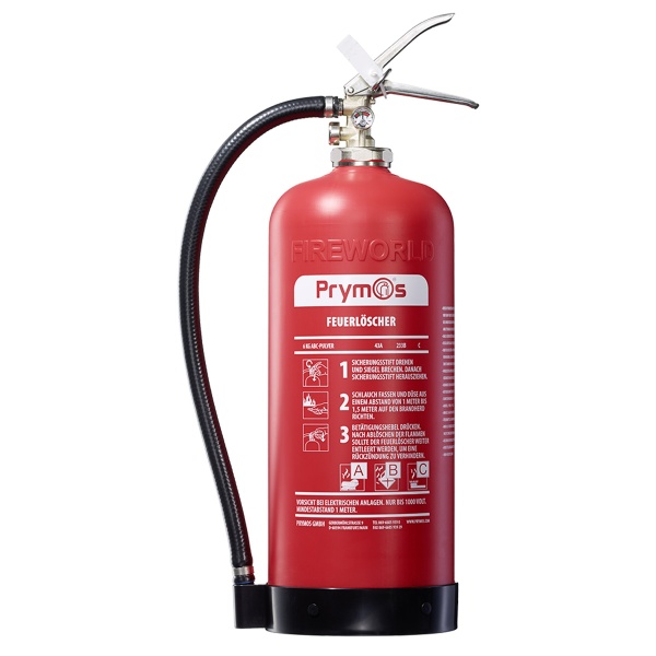 Prymos ABC-Pulver-Feuerlöscher (PM10-P6) | 6 kg | 12 LE