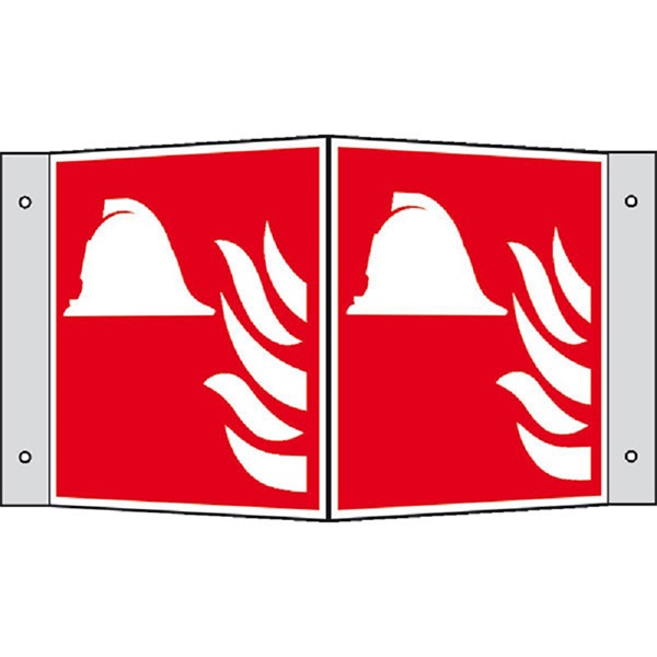 Brandschutzzeichen: Brandbekämpfung | Aluminium | 20x20cm