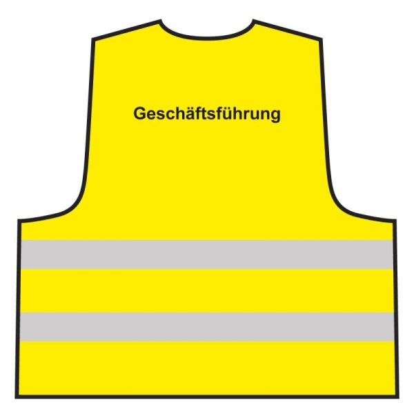 Warnweste - Geschäftsführung | gelb