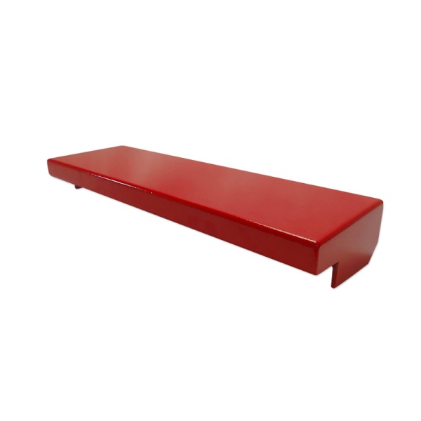 Regendach für A4-Wandschrank aus Stahlblech (91.2024) | rot