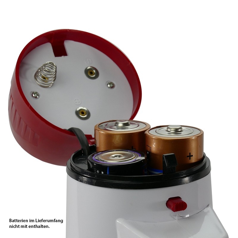 HLLO Megaphon 111dB Mit Sirene - 300m Reichweite, Abnehmbares Mikrofon