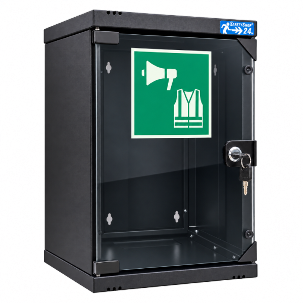Wandschrank für Megafon | schwarz
