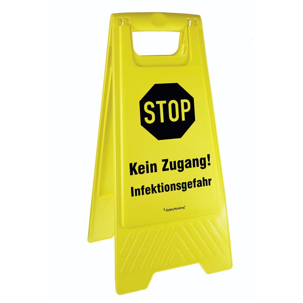Mobiler Warnaufsteller | Kein Zugang! Infektionsgefahr!