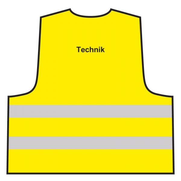 Warnweste - Technik | gelb