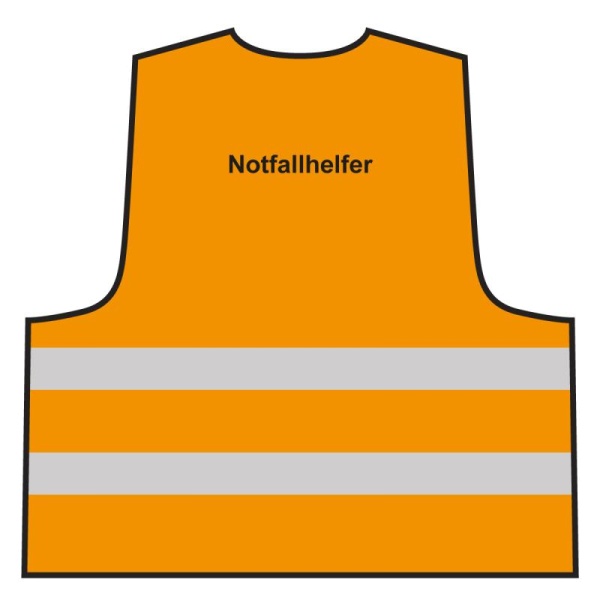 Warnweste - Notfallhelfer | orange