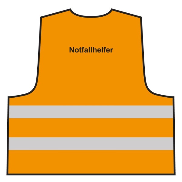 Warnweste - Notfallhelfer | orange