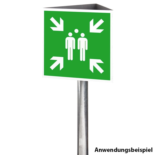 Sammelplatz Schild Büro tower in Doha, Katar, Nahost Stockfotografie