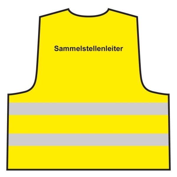 Warnweste - Sammelstellenleiter | gelb