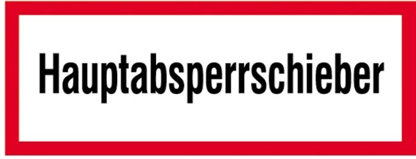 Hinweisschild für die Feuerwehr