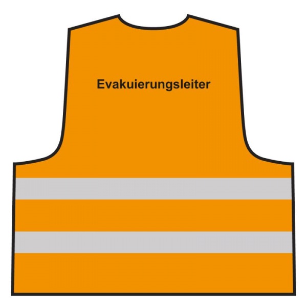 Warnweste - Evakuierungsleiter | orange