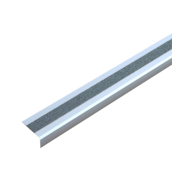 Antirutsch-Treppenkantenprofil "Universal" | selbstklebend | grau