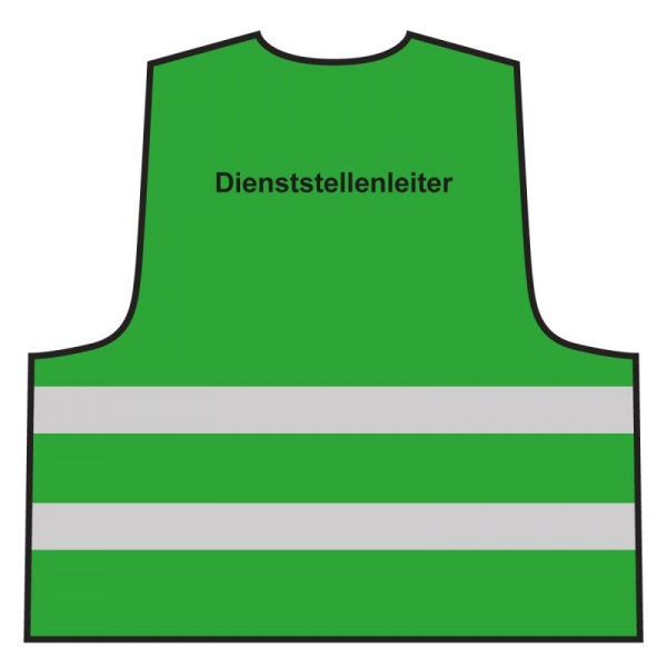 Warnweste - Dienststellenleiter | grün 