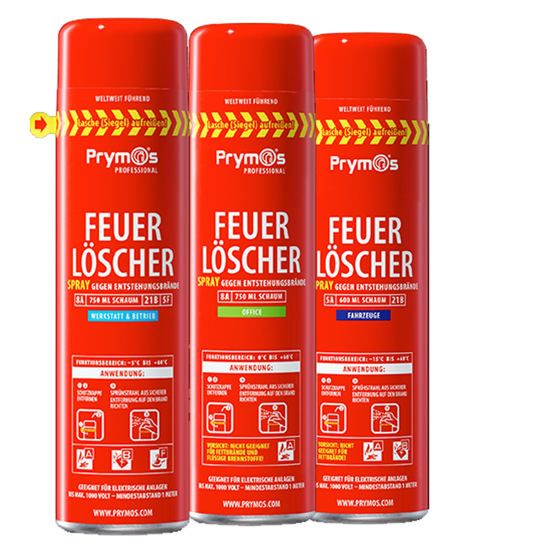 Vsafety Feuerlöscher Schild Hydro Spray – 150x100 Mm, Kunststoff, Nachleuchtend, Gemäß EN ISO 7010