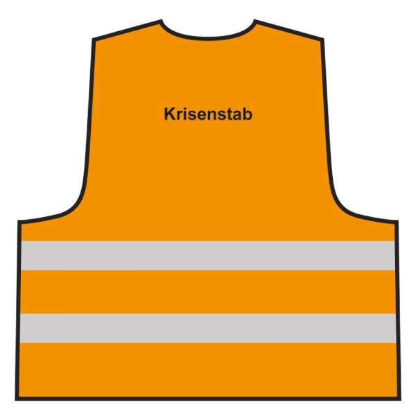 Warnweste - Krisenstab | orange