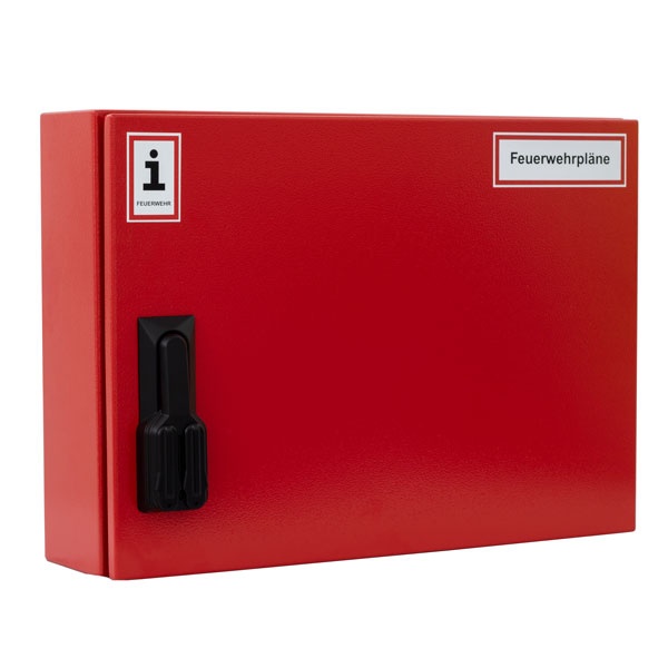 Feuerwehrplan Schrank - Wetterfester Hängeschrank Für Brandschutzpläne | Abschließbar