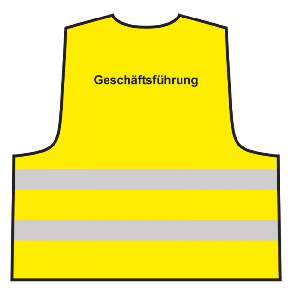 Warnweste - Geschäftsführung | gelb
