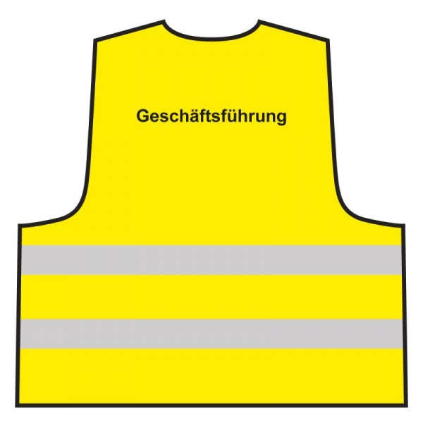 Warnweste - Geschäftsführung | gelb
