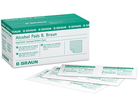 B. Braun Alcohol Pads Alkoholtupfer | 100 Stück 