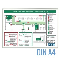 DIN A4 | silbermatt | optionale Diebstahlsicherung DIN A4 | silbermatt | optionale Diebstahlsicherung