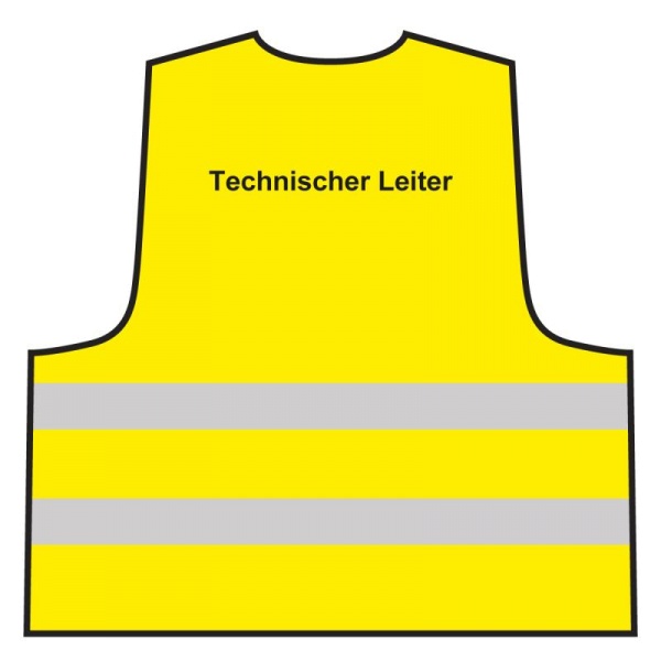 Warnweste - Technischer Leiter | gelb