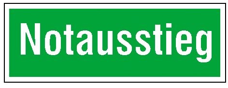 Rettungszeichen - langnachleuchtend