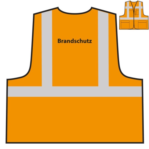 Multifunktionsweste - Brandschutz | orange
