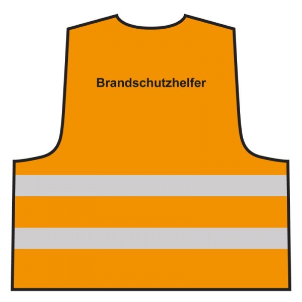Warnweste - Brandschutzhelfer | orange