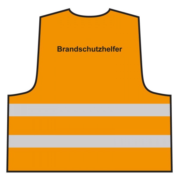 Warnweste - Brandschutzhelfer | orange