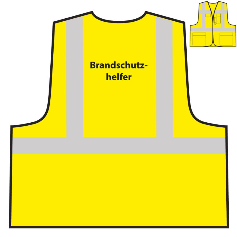 ✓ Multifunktionsweste - Brandschutzhelfer, grün