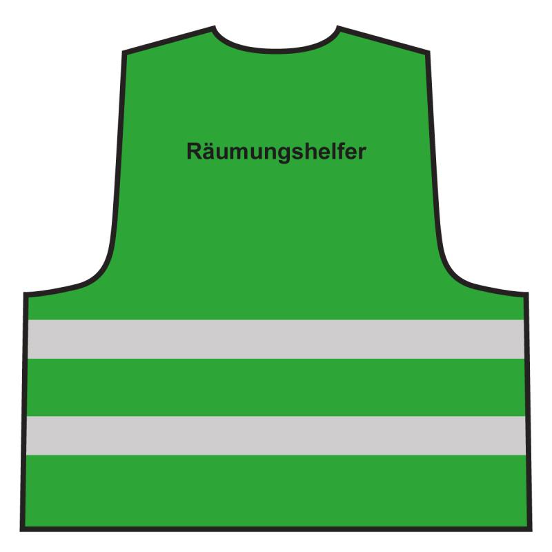 ✓ Warnweste - Räumungshelfer, grün