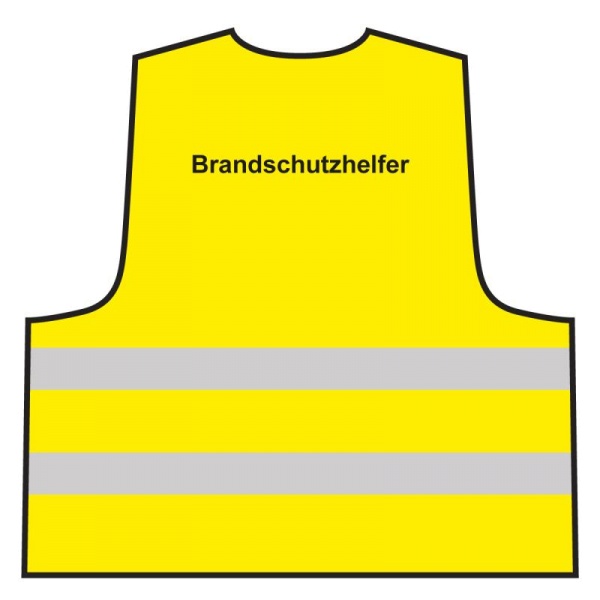 Warnweste - Brandschutzhelfer | gelb