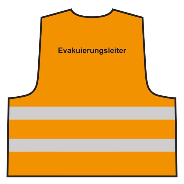 Warnweste - Evakuierungsleiter | orange