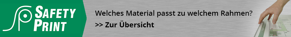 Wir drucken Ihre Flucht- und Rettungspläne, Brandschutzordnung etc. nach Ihrer druckfähigen PDF-Datei. 