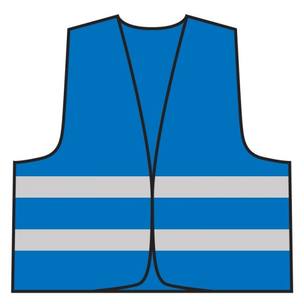 Warnweste - Blau
