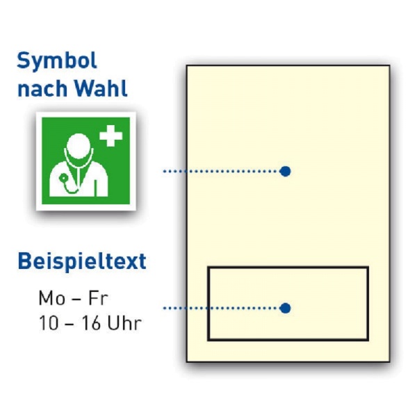Schilder-Träger / nachleuchtend